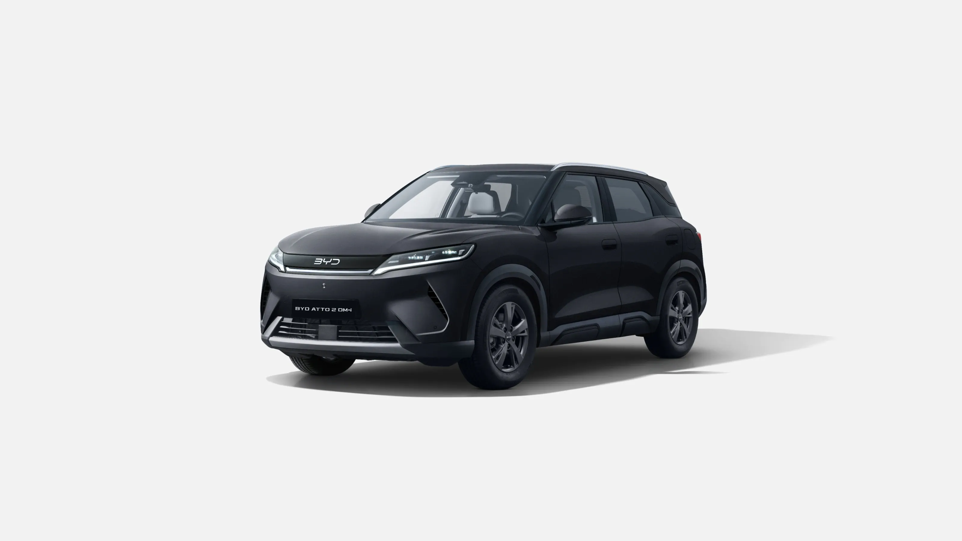 BYD Atto 2 DM-i Active în culoarea Obsidian Black
