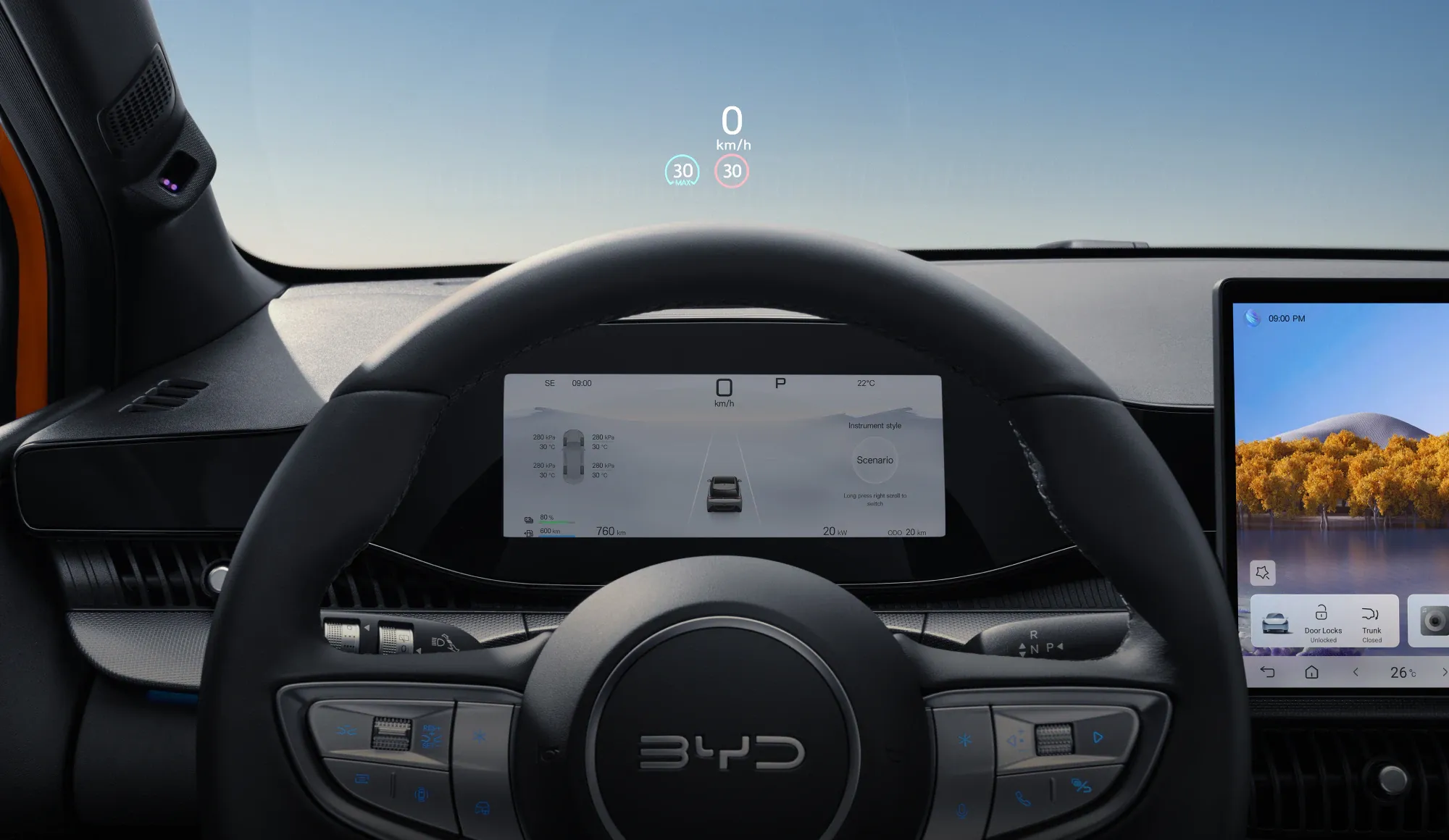 Head-Up Display 8 inci